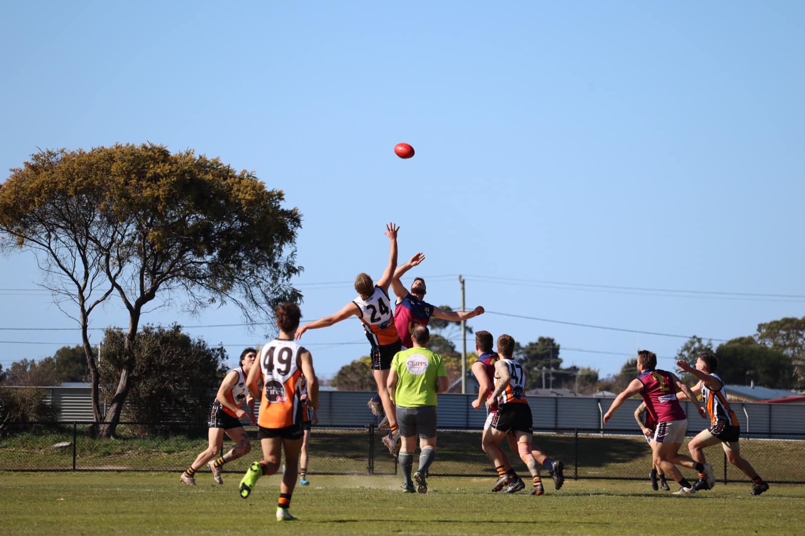 Football stadium at night